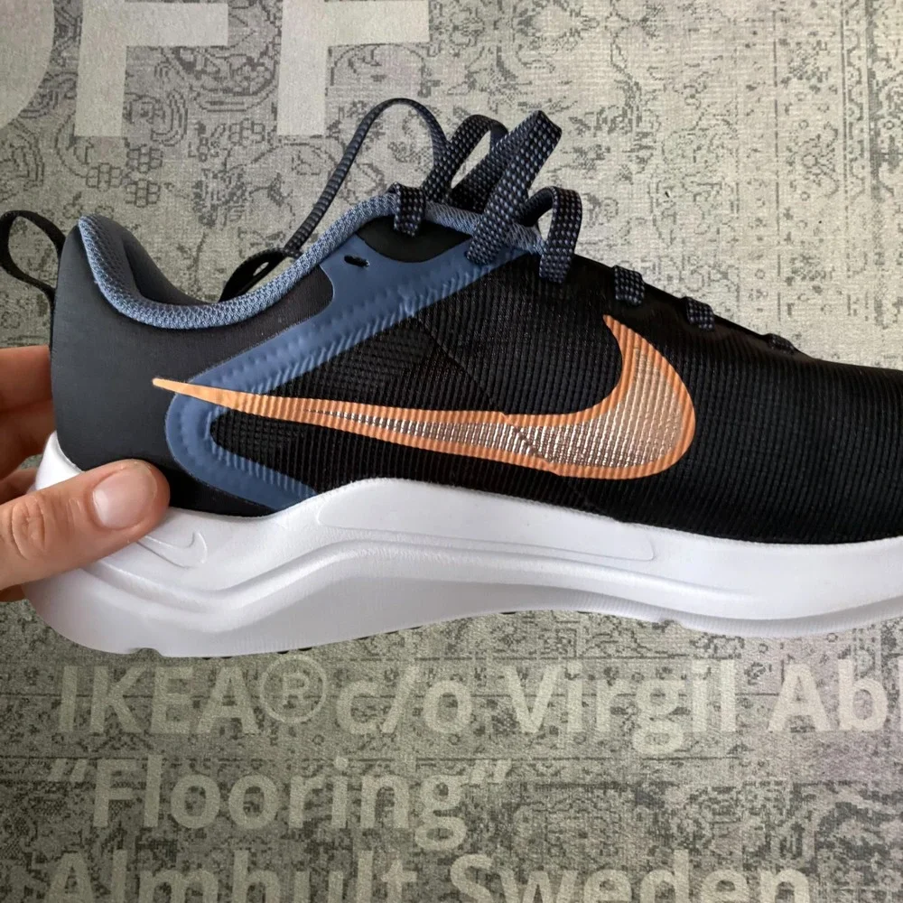 Nike Downshifter 12 Womens 11 Mens 9.5 Black Metallic Red Bronze DD9294-010